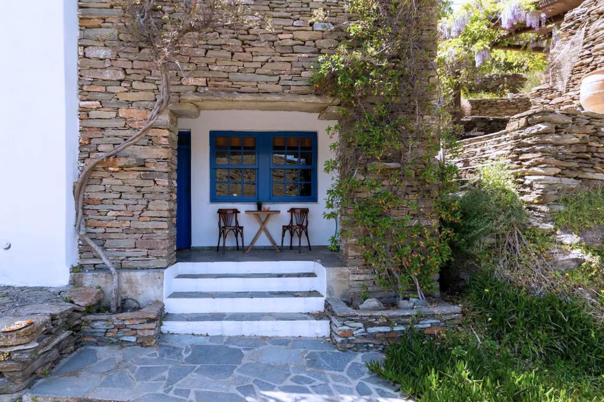 Traditional Village House On Kea Milopotamos  Exterior photo